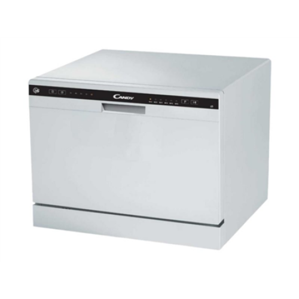 Table , Dishwasher , CDCP 6 , Width 55 cm , Number of place settings 6 , Number of programs 6 , Energy efficiency class F , White