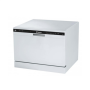 Table , Dishwasher , CDCP 6 , Width 55 cm , Number of place settings 6 , Number of programs 6 , Energy efficiency class F , White