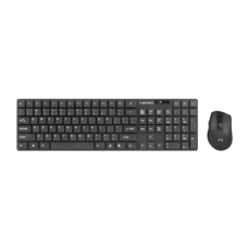 Natec Keyboard and Mouse Stringray 2in1 Bundle Keyboard and Mouse Set, Wireless, US, Black