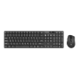 Natec , Keyboard and Mouse , Stringray 2in1 Bundle , Keyboard and Mouse Set , Wireless , Batteries included , US , Black , Wireless connection
