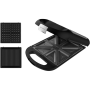 Cecotec Sandwich Maker , RocknToast Family 3in1 , 1500 W , Number of plates 3 , Black