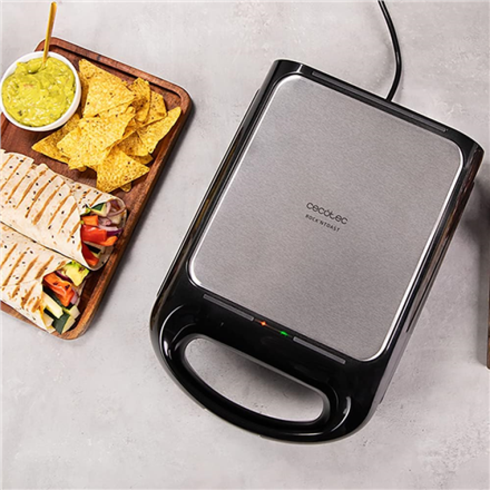 Cecotec Sandwich Maker , RocknToast Family 3in1 , 1500 W , Number of plates 3 , Black
