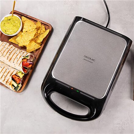 Cecotec Sandwich Maker , RocknToast Family 3in1 , 1500 W , Number of plates 3 , Black