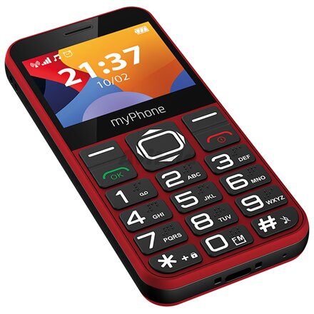myPhone , Halo 3 , Red , 2.31 , IPS , 32 MB , 32 MB , Single SIM , Main camera resolution 0.3 MP , 1000 mAh