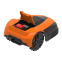 AYI , Lawn Mower , A1 1400i , Mowing Area 1400 m² , WiFi APP Yes (Android; iOs) , Working time 120 min , Brushless Motor , Maximum Incline 37 % , Speed 22 m/min , Waterproof IPX4 , 68 dB , 5200 mAh , 180 m boundary wire; 180 pcs. staples; 10 x Cutting Bla