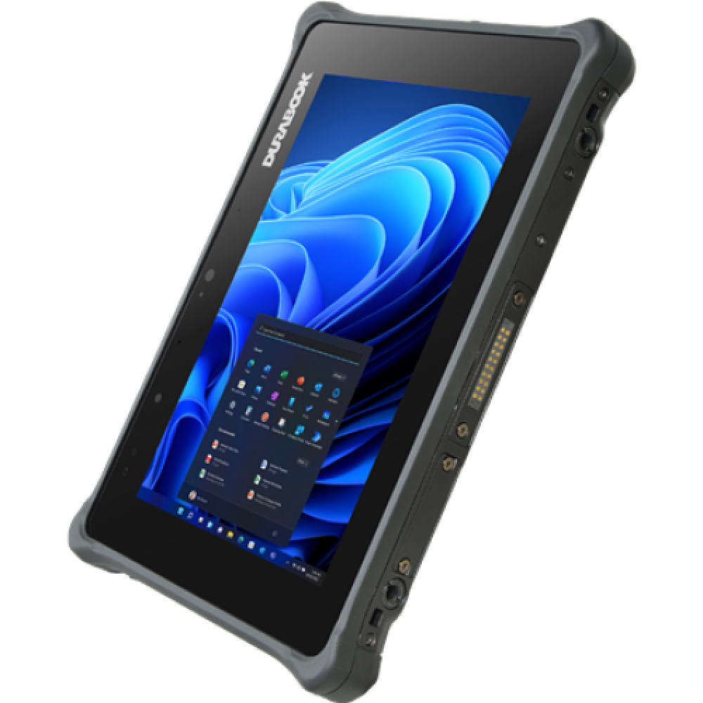 Durabook R8 Rugged Tablet 8 , Black, Sunlight Readable 800nits Touchscreen Display, Intel Core i5-1230U, 8 GB, 128 GB, Wi-Fi, 2 MP, Bluetooth, 5.2, Windows 11 Pro, 800 x 1280 pixels