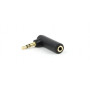 Cablexpert , 3.5 mm Stereo Audio Right Angle Adapter , A-3.5M-3.5FL