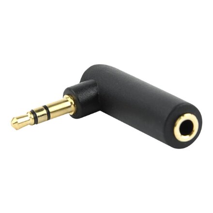 Cablexpert , 3.5 mm Stereo Audio Right Angle Adapter , A-3.5M-3.5FL
