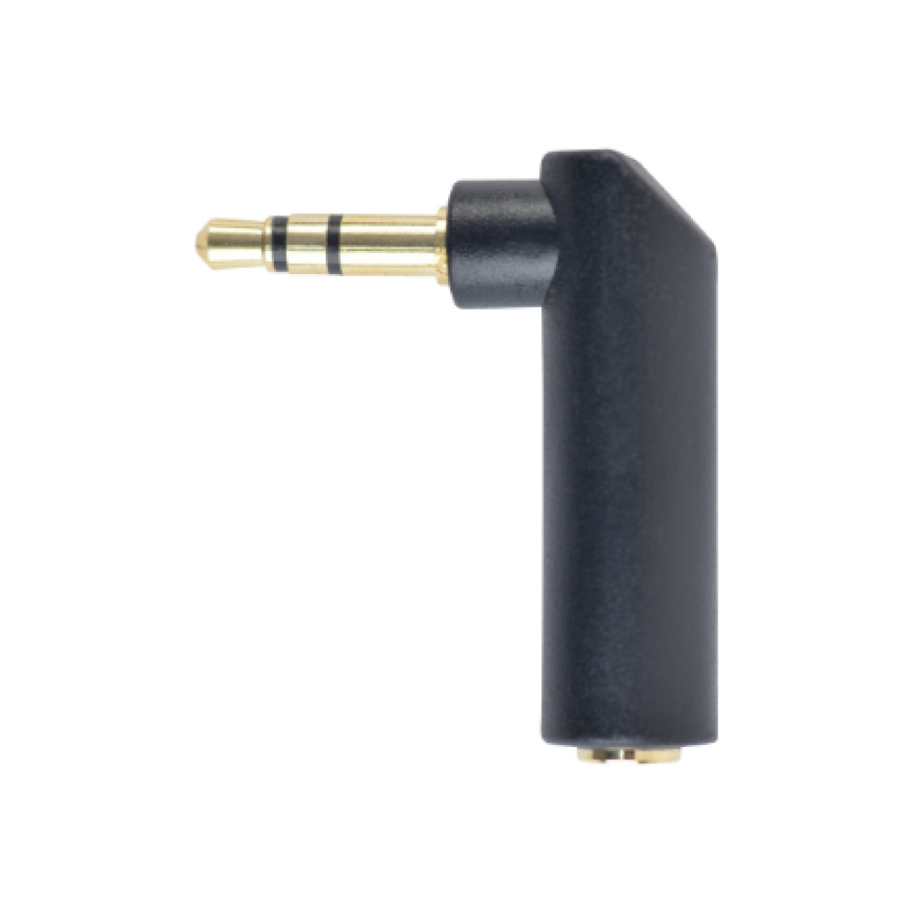 Cablexpert , 3.5 mm Stereo Audio Right Angle Adapter , A-3.5M-3.5FL