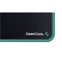 Deepcool PREMIUM CLOTH GAMING MOUSE PAD, GM800, Black surface, DeepCool green edge
