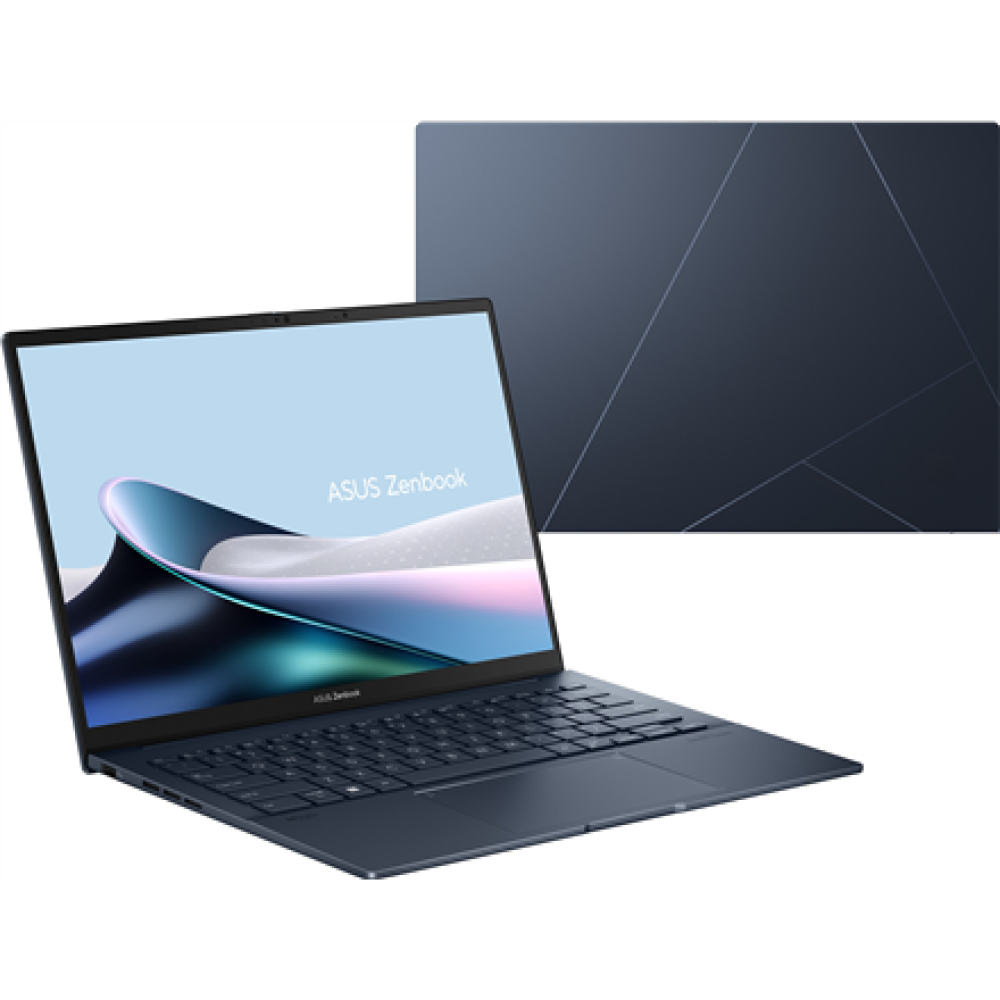 Asus Zenbook 14 UX3405CA-PZ217W , Ponder Blue , 14 , OLED , Touchscreen , 3K , 2880 x 1800 pixels , Glossy , Intel Core Ultra 7 , 255H , 32 GB , LPDDR5X , Solid-state drive capacity 1000 GB , Intel Arc Graphics , Windows 11 Home , 802.11be , Bluetooth ver