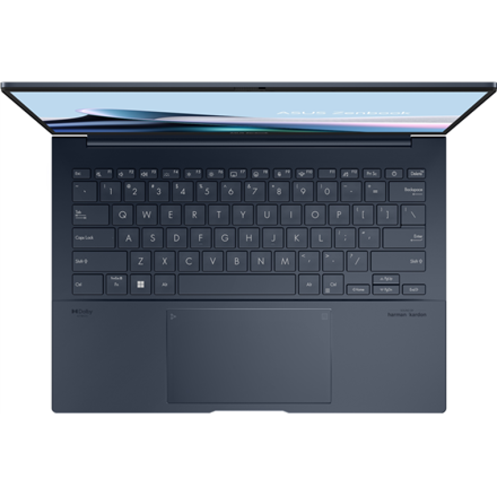 Asus Zenbook 14 UX3405CA-PZ217W , Ponder Blue , 14 , OLED , Touchscreen , 3K , 2880 x 1800 pixels , Glossy , Intel Core Ultra 7 , 255H , 32 GB , LPDDR5X , Solid-state drive capacity 1000 GB , Intel Arc Graphics , Windows 11 Home , 802.11be , Bluetooth ver