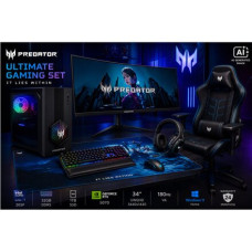 Acer Ultimate Gaming Set , Orion 3000 + X34 V3 + PGC371 + Aethon 700 + Galea 550 + Cestus 333 + PMP470 , Desktop , Tower , Intel Core Ultra 7 , 265F , 32 GB , DDR5 , 1000 GB , NVIDIA GeForce RTX 5070 , US , Windows 11 Home Acer Ultimate Gaming Set , Orion 3000 + X34 V3 + PGC371 + Aethon 700 + Galea 550 + Cestus 333 + PMP470 , Desktop , Tower , Intel Core Ultra 7 , 265F , 32 GB , DDR5 , 1000 GB , NVIDIA GeForce RTX 5070 , US , Windows 11 Home