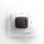 AXAGON Sil wallcharger 2x port (USB-A + USB-C), 30W , ACU-PQ30