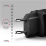 AXAGON Sil wallcharger 2x port (USB-A + USB-C), 30W , ACU-PQ30