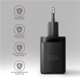 AXAGON Sil wallcharger 2x port (USB-A + USB-C), 30W , ACU-PQ30