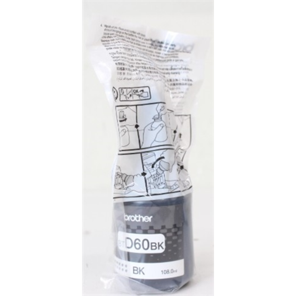 SALE OUT. Brother BTD60BK Ultra High Black Ink , SALE OUT. Brother Cartridge , BTD60BK , Inkjet , Black , DAMAGED PACKAGING
