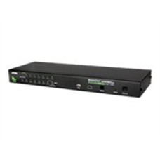 Aten , 16-Port PS/2-USB VGA KVM Switch with Daisy-Chain Port and USB Peripheral Support , CS1716A