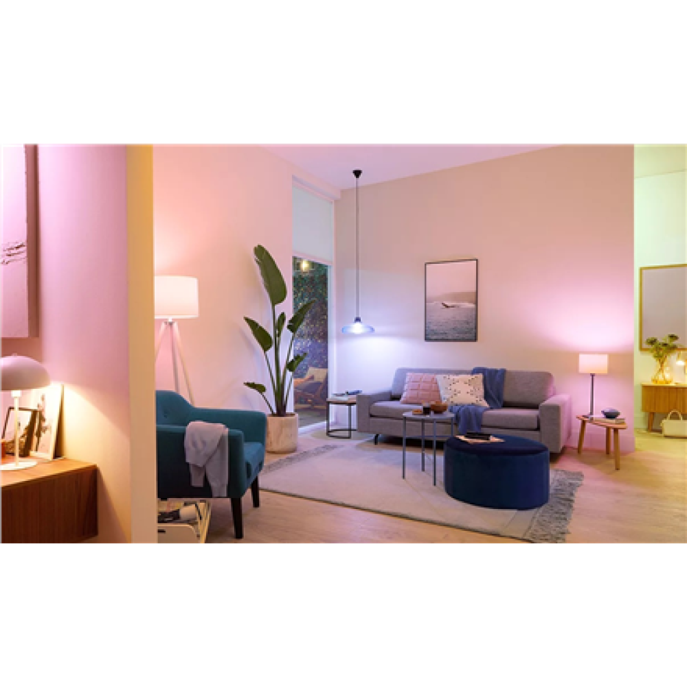Philips Smart WFB 100W A60 822-65 RGB 1PF/6 , E27 , 12.5 W , Multicolour light , Bluetooth, Wi-Fi