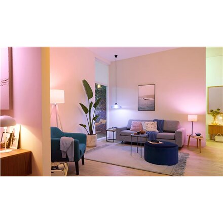 Philips Smart WFB 100W A60 822-65 RGB 1PF/6 , E27 , 12.5 W , Multicolour light , Bluetooth, Wi-Fi