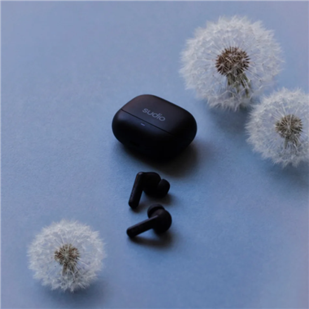 Sudio Earbuds , C8 , Bluetooth , Microphone , Black , Noise canceling , Noise reduction , Wireless