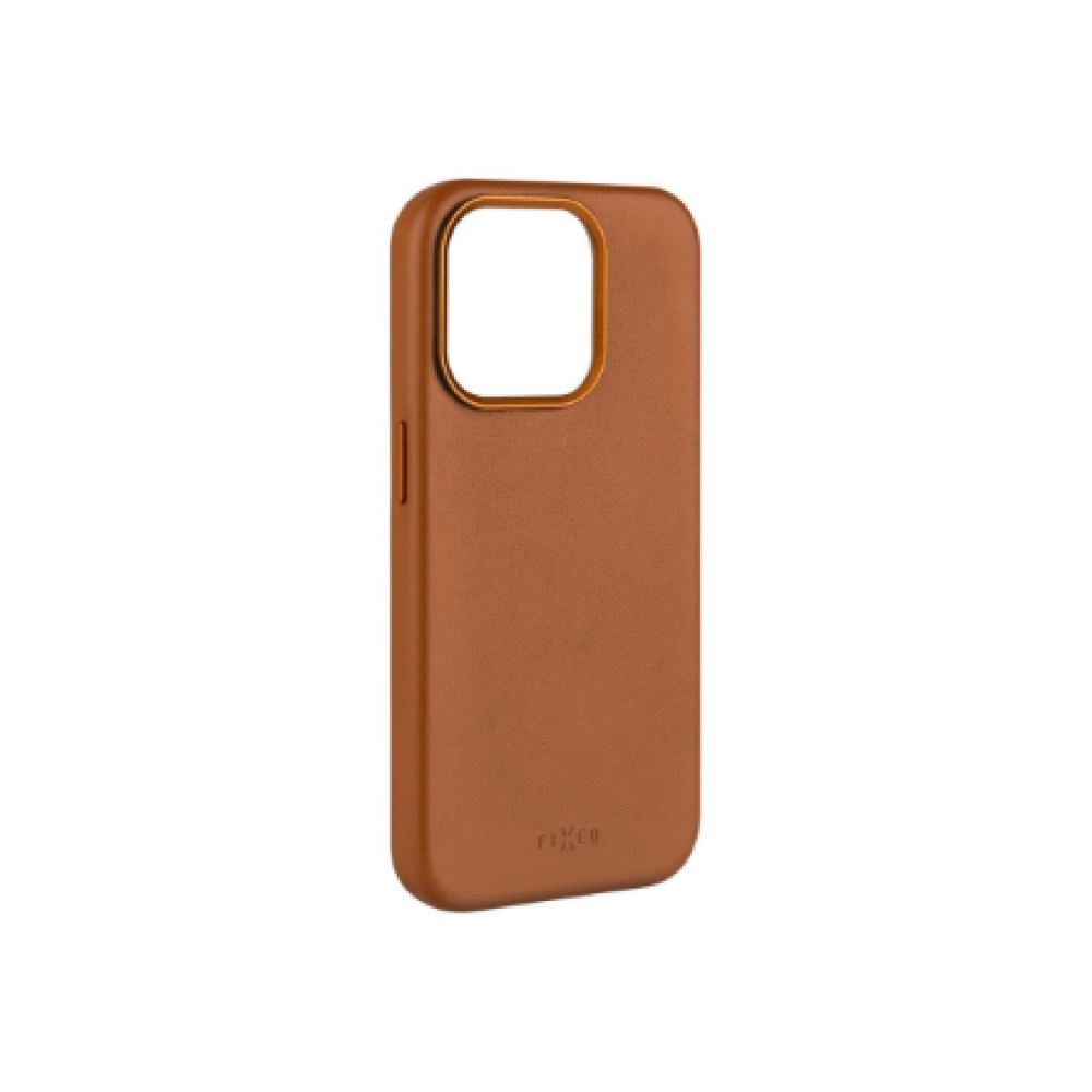 Fixed MagLeather , Back cover , Apple , iPhone 16 Pro Max , Leather , Brown
