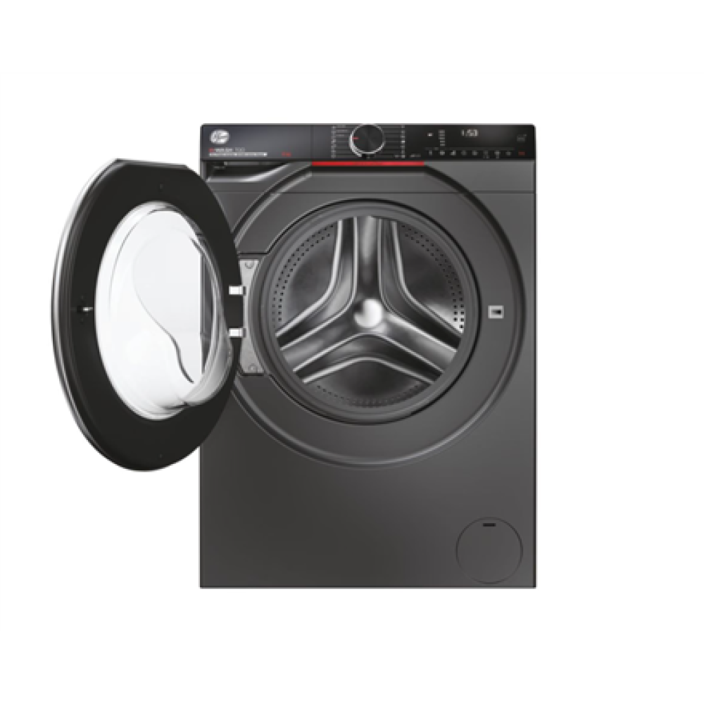 Hoover Washing Machine , H7W4 49MBCR-S , Energy efficiency class A , Front loading , Washing capacity 9 kg , 1400 RPM , Depth 51 cm , Width 60 cm , Digit , Steam function , Wi-Fi , Black
