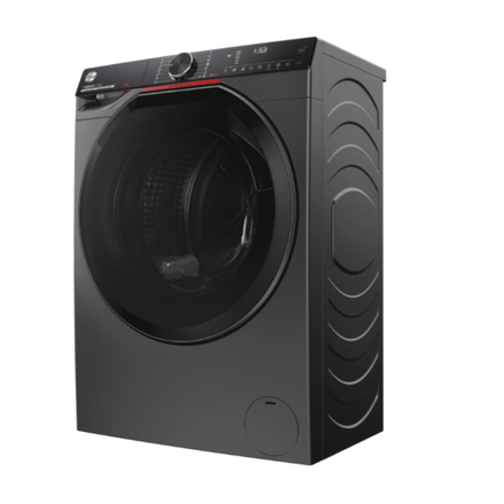 Hoover Washing Machine , H7W4 49MBCR-S , Energy efficiency class A , Front loading , Washing capacity 9 kg , 1400 RPM , Depth 51 cm , Width 60 cm , Digit , Steam function , Wi-Fi , Black