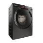 Hoover Washing Machine , H7W4 49MBCR-S , Energy efficiency class A , Front loading , Washing capacity 9 kg , 1400 RPM , Depth 51 cm , Width 60 cm , Digit , Steam function , Wi-Fi , Black