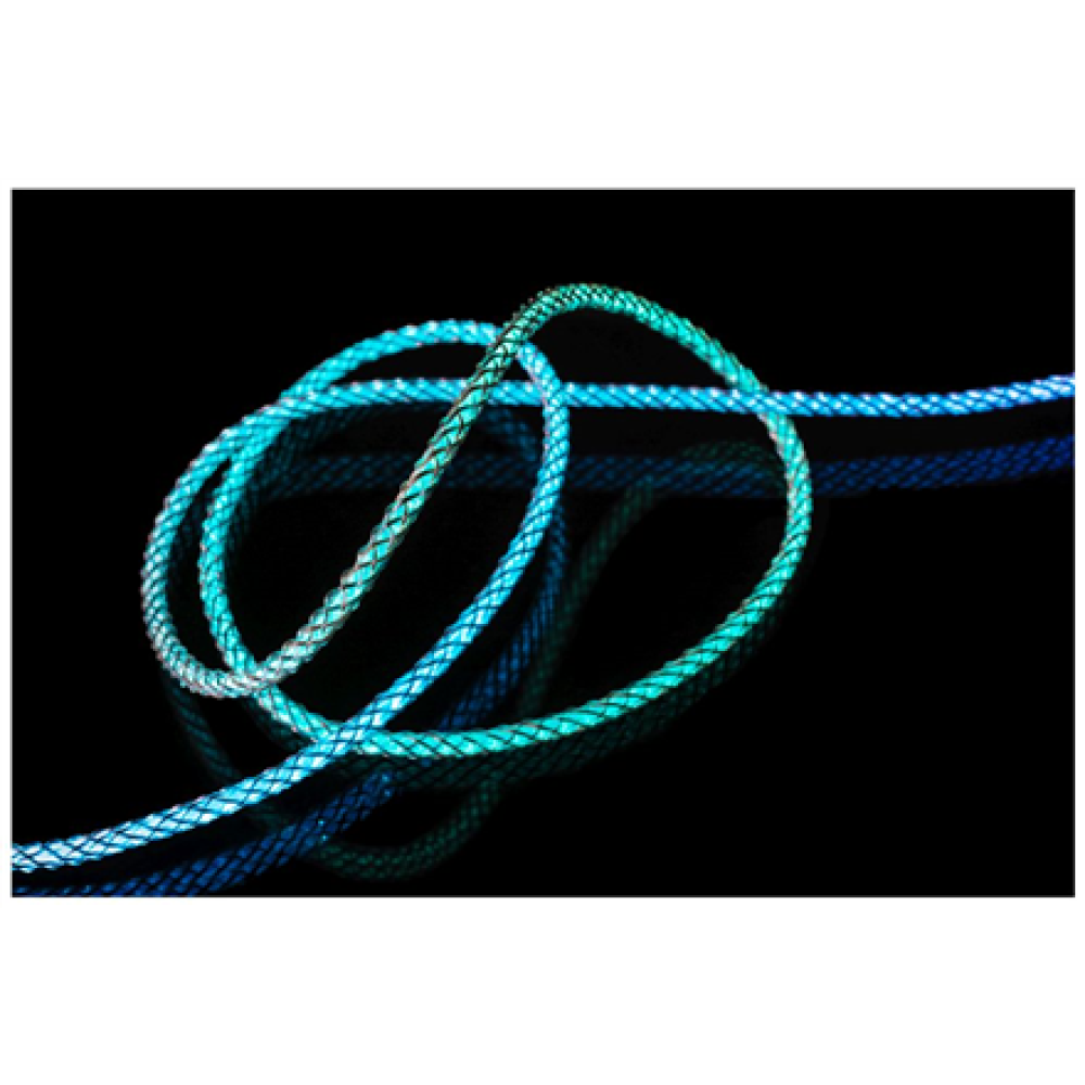 Fixed , Glowing Charging Cable USB-C/USB-C, PD support, Rainbow , FIXDLED-CC-RA