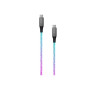 Fixed , Glowing Charging Cable USB-C/USB-C, PD support, Rainbow , FIXDLED-CC-RA