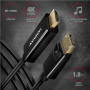 AXAGON , Active cable , DisplayPort to HDMI , 1.8 m