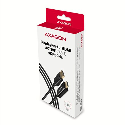 AXAGON , Active cable , DisplayPort to HDMI , 1.8 m