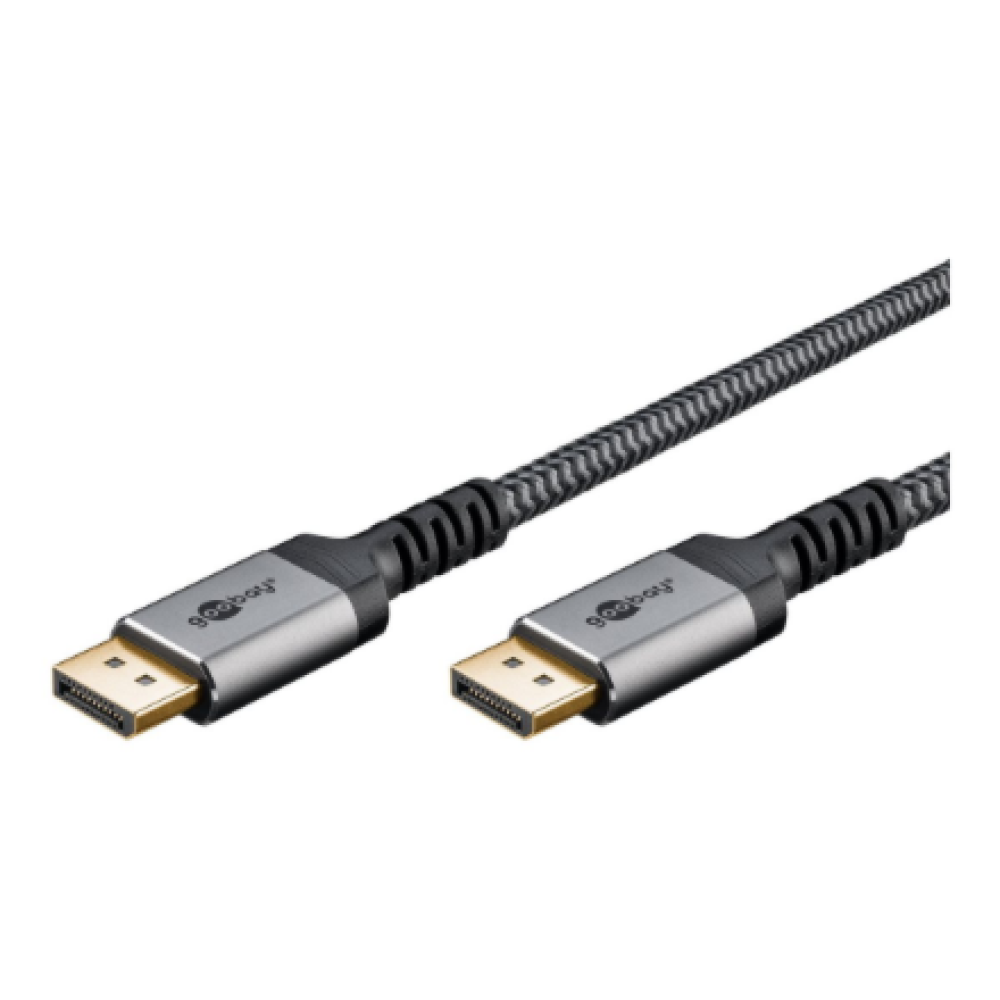 Goobay DisplayPort Cable 2.0/2.1, 80 Gbit/s , 75686 , DisplayPort to DisplayPort