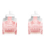 CAT 6 U-UTP Slim patch cord , Patch cord , Transparent red coloured connector for easy identification of Category 6 (250 MHz). Inner conductors: Copper (Cu) , Grey , 2 m , Modular RJ45 (8/8) plug