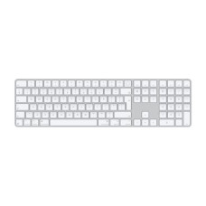 Apple Magic Keyboard with Touch ID and Numeric Keypad , Keyboard , Wireless , English , White