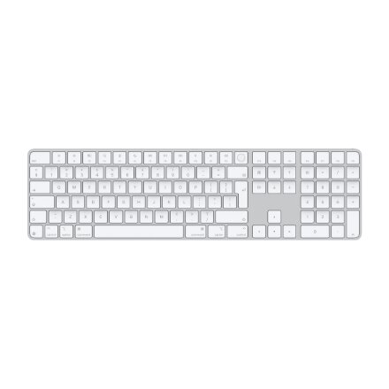 Apple Magic Keyboard with Touch ID and Numeric Keypad , Keyboard , Wireless , English , White