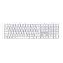 Apple Magic Keyboard with Touch ID and Numeric Keypad , Keyboard , Wireless , English , White