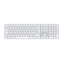 Apple Magic Keyboard with Touch ID and Numeric Keypad , Keyboard , Wireless , English , White