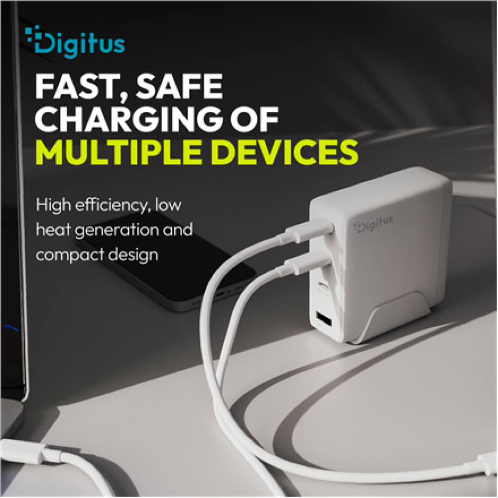 Digitus USB GaN Charger 140W, 3x USB-C, 1x USB-A , DA-10305