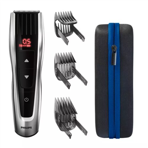 Philips , Hair clipper Series 9000 , HC9420/15 , Cordless or corded , Number of length steps 60 , Black/Silver