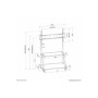 Neomounts By Newstar TV SET ACC FLOOR STAND 60-105/NS-M4000BLACK NEOMOUNTS , Neomounts