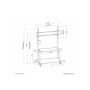 Neomounts By Newstar TV SET ACC FLOOR STAND 60-105/NS-M4000BLACK NEOMOUNTS , Neomounts
