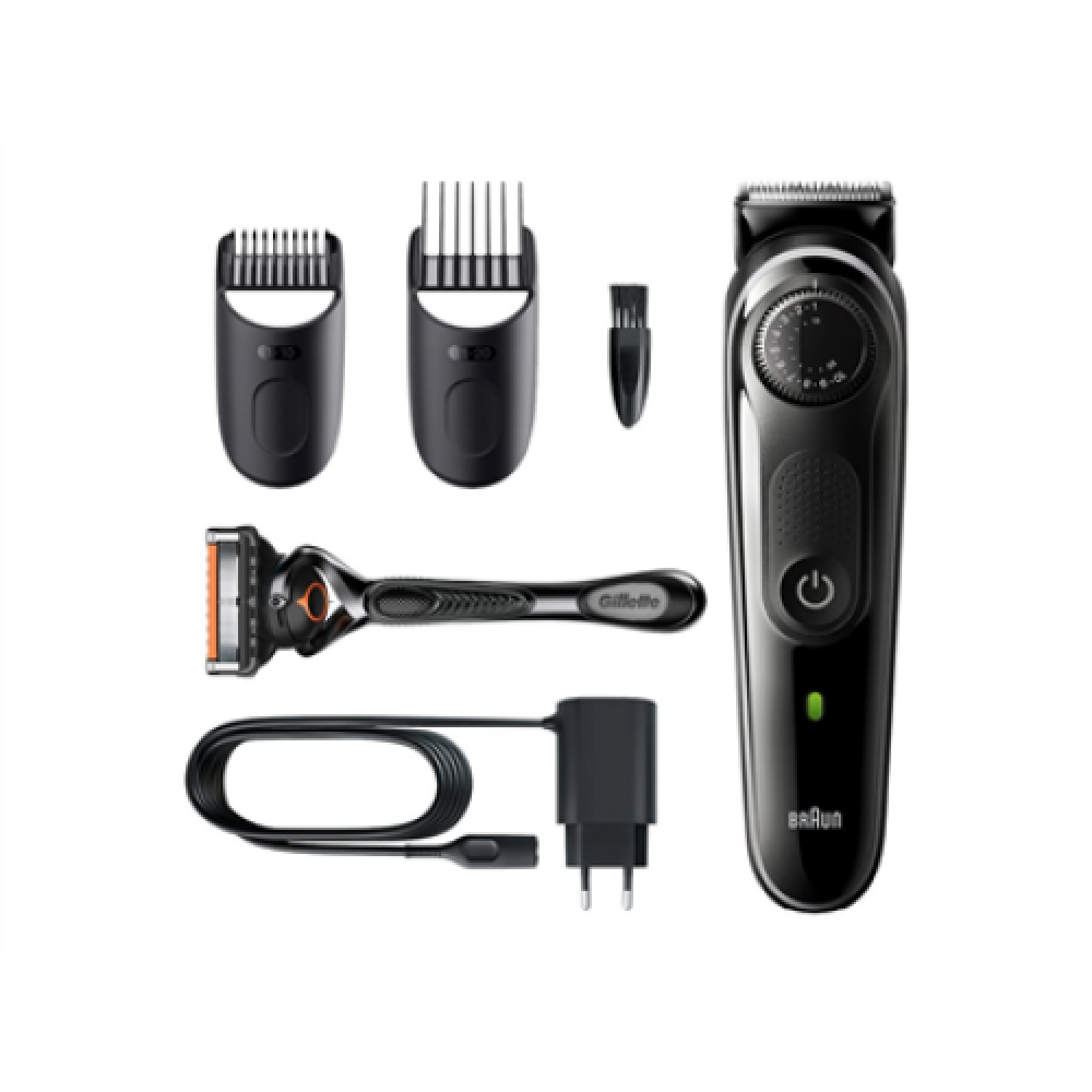 Braun Beard Trimmer BT5342 Cordless and corded Number of length steps 39 Black/Grey