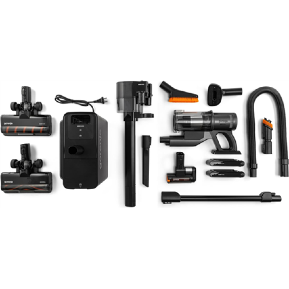 Gorenje Vacuum cleaner , SVC296749NEBL , Cordless operating , Handstick 2in1 , 550 W , 29.6 V , Anthracite , Operating time (max) 60 min