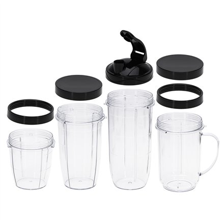 Adler Blender Smoothie Set , AD 4084 , Tabletop , 1200 W , Jar material BPA-Free , Jar capacity 0.3+0.5+0.5+0.7 L , Ice crushing , Stainless Steel