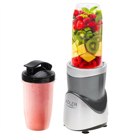 Adler Blender Smoothie Set , AD 4084 , Tabletop , 1200 W , Jar material BPA-Free , Jar capacity 0.3+0.5+0.5+0.7 L , Ice crushing , Stainless Steel