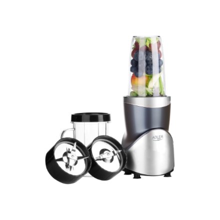 Adler Blender Smoothie Set , AD 4084 , Tabletop , 1200 W , Jar material BPA-Free , Jar capacity 0.3+0.5+0.5+0.7 L , Ice crushing , Stainless Steel