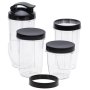 Adler Blender Smoothie Set , AD 4084 , Tabletop , 1200 W , Jar material BPA-Free , Jar capacity 0.3+0.5+0.5+0.7 L , Ice crushing , Stainless Steel