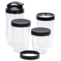 Adler Blender Smoothie Set , AD 4084 , Tabletop , 1200 W , Jar material BPA-Free , Jar capacity 0.3+0.5+0.5+0.7 L , Ice crushing , Stainless Steel